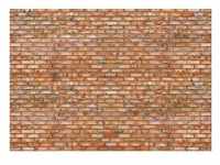 PAPERMOON Fototapete "Brickwall" Tapeten Gr. B/L: 3,5 m x 2,6 m, Bahnen: 7 St., bunt
