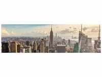 PAPERMOON Fototapete "New York Panorama" Tapeten Gr. B/L: 3,5 m x 1 m, bunt