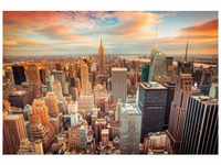 PAPERMOON Fototapete "Manhattan Midtown" Tapeten Gr. B/L: 3,5 m x 2,6 m, Bahnen: 7