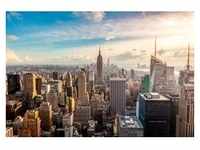 PAPERMOON Fototapete "New York City Skyline" Tapeten Gr. B/L: 3,5 m x 2,6 m, Bahnen: