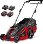 Einhell Akkurasenm&auml;her "GE-CM 43 Li M Kit (2x4,0Ah)" mit Mulchkeil, 2 Akkus 18V/4Ah