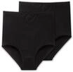 Schiesser Maxislip ""Cotton Essentials"" 2er Pack, mit zarten Stickerei-Motiven