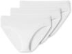 Slip SCHIESSER "Slip 3er Pack", Damen, Gr. 36, wei&szlig;, Obermaterial: 95% Baumwolle CO.