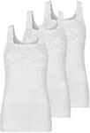 Nina Von C. Achselhemd "3er Pack Damen Achselhemd Fine Cotton"