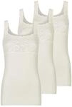 Nina Von C. Achselhemd "3er Pack Damen Achselhemd Fine Cotton"