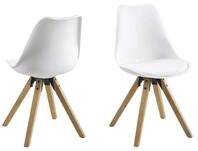 ACTONA GROUP Esszimmerstuhl "Dian" (Set) 2 Stk.Organisch geformter Sitz mit Kissen.