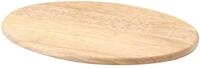 Continenta Schneidebrett oval, Gummibaum 30x20x1,2cm