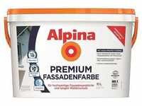 ALPINA Wand- und Deckenfarbe "Premium Fassadenfarbe weiß" Farben Gr. 10 l, weiß