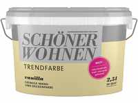 SCHÖNER WOHNEN-FARBE Wand- und Deckenfarbe "TRENDFARBE" Farben 2,5 Liter, Vanilla,