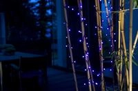 KONSTSMIDE LED-Lichterkette "Weihnachtsdeko aussen", schwarz, Dioden 80 Stk. Flammen
