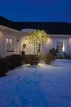KONSTSMIDE LED-Lichterkette, schwarz, Dioden 40 Stk. Flammen 40 Stk., Kabell&auml;nge 10m