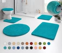 Badematte KLEINE WOLKE "RELAX, Badvorleger, Badezimmer Teppich" Gr. 5, blau