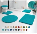 Badematte KLEINE WOLKE "RELAX, Badvorleger, Badezimmer Teppich" Gr. 1, blau