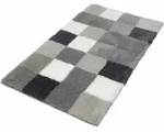 Badematte KLEINE WOLKE "Caro, Badvorleger, Badezimmer Teppich" Gr. 3, grau (flanell),