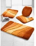 Badematte KLEINE WOLKE Gr. 2, orange (terrakotta), rechteckig (70cm x 120cm )