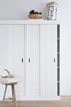 WOOOD Garderobenschrank "Row" mit Schiebet&uuml;r, Breite 84 cm