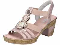 Sandalette RIEKER Gr. 36, rosa (rosé) Damen Schuhe Sandaletten