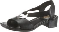 Rieker Sandalette, Sommerschuh, Sandale, Blockabsatz,mit Gummiband