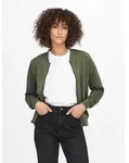 Sweatjacke ONLY "ONLJOYCE L/S BOMBER SWT NOOS", Damen, Gr. M, kalamata,