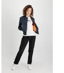 Bomberjacke ALPHA INDUSTRIES "MA-1 TT Light W", Damen, Gr. XS, blau (rep.blau),