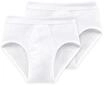Slip SCHIESSER "Essentials", Herren, Gr. 8, wei&szlig; (100, wei&szlig;), Feinripp,