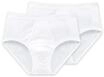 Slip SCHIESSER "Original Classics", Herren, Gr. 9, wei&szlig; (100, wei&szlig;), Feinripp,