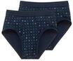 Slip SCHIESSER "Essentials", Herren, Gr. 7, blau (815, blau), Feinripp,...