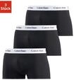 Calvin Klein Underwear Trunk "Low Rise Trunk 3 PACK" 3 Stk. mit wei&szlig;em Webbund