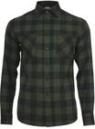 Kurzarmshirt URBAN CLASSICS "Urban Classics Herren Checked Flanell Shirt", Herren,