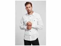 Langarmhemd BRANDIT "Brandit Herren Slim Worker Shirt" Gr. S, US-Größen, weiß