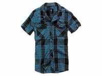 Langarmhemd BRANDIT "Brandit Herren Roadstar Shirt" Gr. M, US-Größen, blau (indigo