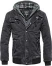 Outdoorjacke BRANDIT "Brandit Herren Dayton Winter Jacket", Herren, Gr. M, schwarz,