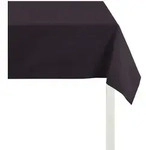 Tischdecke APELT "4362 Rips - UNI" Gr. 3, schwarz, B:130cm L:170cm, Baumwolle,