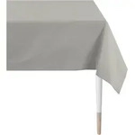 Tischdecke APELT "4362 Rips - UNI" Gr. 3, grau, B:130cm L:170cm, Baumwolle,