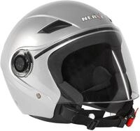 Motorradhelm NERVE "NH1014" Gr. S, silber (silberfarben), Helme, S Kopfumfang: 55cm -