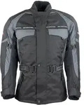 Motorradjacke ROLEFF "Reno" Gr. XS, grau (grau, schwarz), Jacken, XS, Obermaterial: