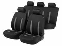 WALSER Autositzbezug "Hastings" Autositzschutz schwarz (schwarz, grau)