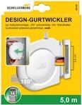 SCHELLENBERG Aufputz-Gurtwickler "Minisystem, Design-Gurtwickler inkl. 5 m Gurtband"