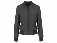 Outdoorjacke URBAN CLASSICS "Damen Ladies Light Bomber Jacket" Gr. L, schwarz (black)