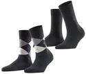 Burlington Socken "Everyday Mix" 2 Paar, Einheitsgr&ouml;&szlig;e 36-41, unifarben und