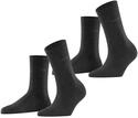 Esprit Socken "Uni" 2 Paar, 2 Paar tlg. aus elastischem Material, atmungsaktiv,