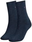 Tommy Hilfiger Socken "TH WOMEN SOCK CASUAL 2P" 2 Paar, 2 Stk. tlg. mit flacher