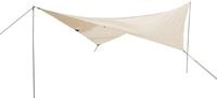 Sonnensegel EXPLORER "Sonnensegel 3x4m rechteckig wasserabweisend mit Stangen", beige