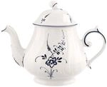 Villeroy & Boch Teekanne "Teekanne Vieux Luxembourg 1,1 Liter wei&szlig;-blau"