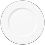 Villeroy & Boch Servierplatte "Servierplatte Anmut Platinum No. 1 &oslash; 33,6 cm wei&szlig;"