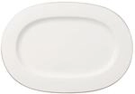 Villeroy & Boch Servierplatte "Servierplatte Anmut Platinum No.1 41 x 29 cm wei&szlig;"