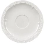 Villeroy & Boch Untertasse "Espressountertasse Manoir &oslash; 12,2 cm wei&szlig;"