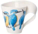 Villeroy & Boch Becher "Becher mit Henkel NewWave Caff&egrave; 300 ml wei&szlig;-blau"