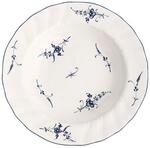 Villeroy & Boch Suppenteller "Suppenteller Vieux Luxembourg &oslash; 22,5 cm wei&szlig;-blau"