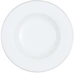 Villeroy & Boch Suppenteller "Suppenteller Anmut Platinum No.1 &oslash; 24,8 cm wei&szlig;"